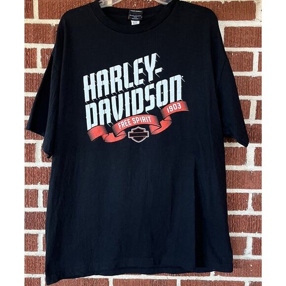 Harley-Davidson Black Kokomo, Indiana Short Sleeve T-Shirt Men’s Size XL - Picture 1 of 3